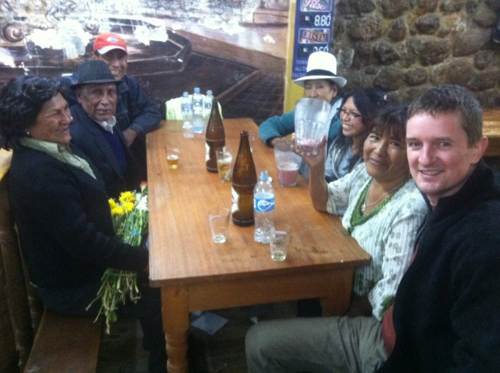 Peruvian bar celebration