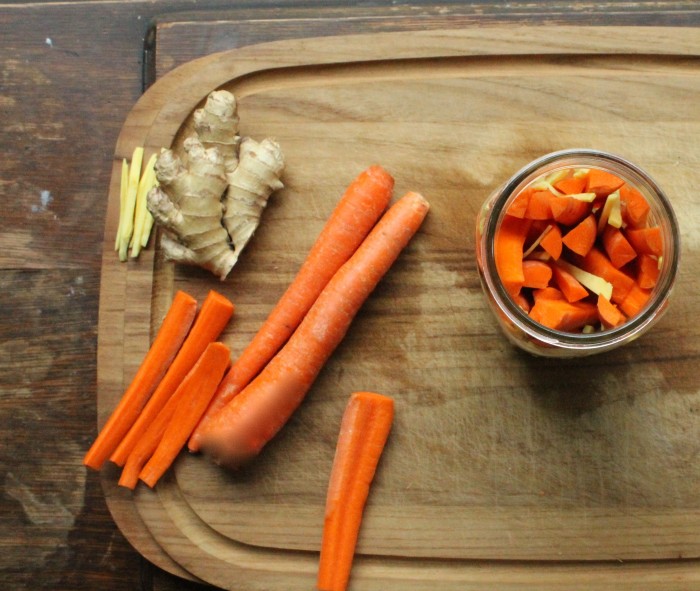 Carrots and ginger