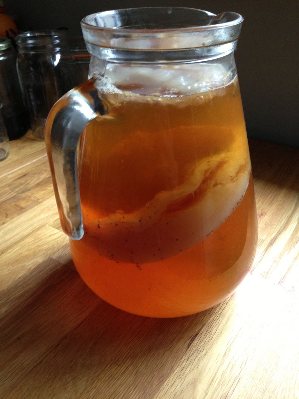 SCOBY black tea phickle