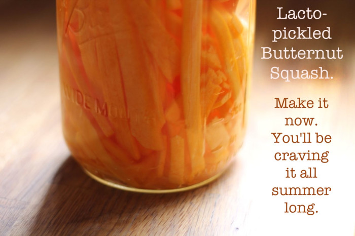 Lactofermented Winter Squash from Phickle.com