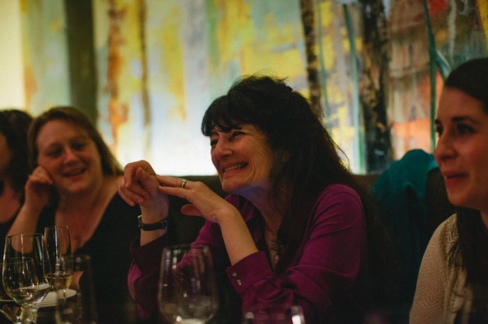 The lady of the hour! Author and brilliant food encyclopedia, Ruth Reichl. Photo courtesy of Courtney Apple