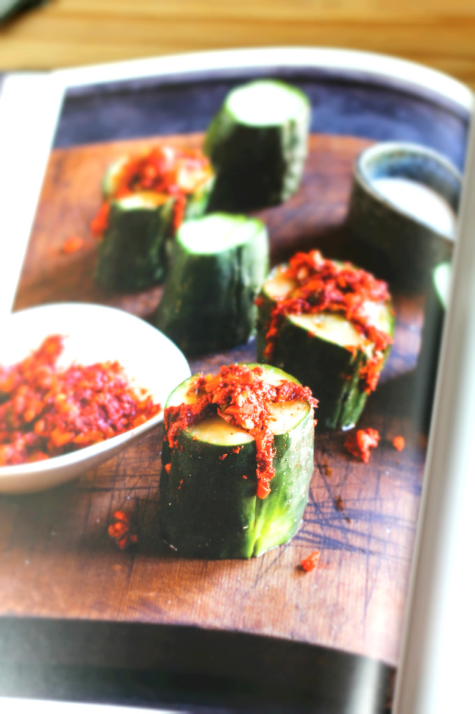 Look familiar kimchi lovers? A little summer 'chi for your cukes!