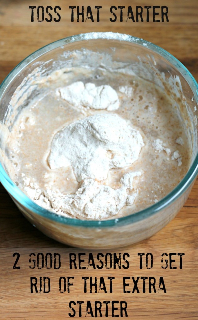 Get rid of that extra sourdough starter