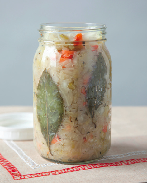 Mirepoix sauerkraut recipe from Ferment Your Vegetables
